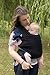 Baby Wrap Carrier | Charcoal Black | Suitable for Newborns to Toddlers | With Carry Case | One Size Fits All | Comfy & Soothing for Babies | Strong & Stretchy Cotton / Spandex Blend | Sling Carrier