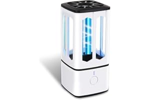 UV Disinfection Lamp, Genround Portable Sterilizer Lamp with Ultraviolet+Ozone for Sterilization, Disinfection and Air Purifi