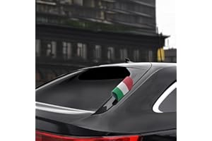 ROCK FOXX. COM EM 2024 Fußball Autofahne 15x10 cm Etikett Car Label verschiedene Länder Nationalmannschaft Flag Banner National Soccer Team (Italien)