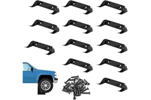 JYNVO 12 Piezas Soporte De Pared Para Exposición De Coches, Contiene 24 Tornillos, Soporte Vertical Para Coches De Juguete, Modelo De Estantería, Compatible Con Colecciones De Coches Y Aficionados Motor