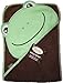 Extra Large 100 cm X 75 cm Absorbent Hooded Towel, Frog, Frenchie Mini Couture