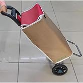 Sturdy and Durable Double Wheeled Wheelbarrow for Comfortable Shopping Made in Turkey Standard Market Cart