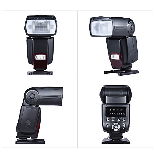 Andoer AD-560    Flash Universel Speedlite sur l appareil photo flash GN50 w   LED r  glable Fill Light pour Canon Nikon Olympus Pentax DSLR