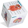 kaitnax Human Anatomical Poster Set Anatomy Study Cube Medical Student Learning Tool Anatomy Chart Set, 9 Parts Anatomy Heart, Muscular, Skeletal, Digestive, Circulatory etc. Gift Package