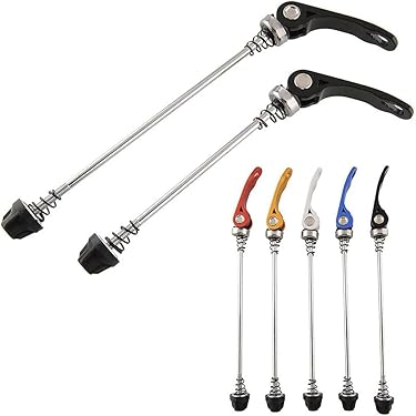 1 paire de brochettes à dégagement rapide pour vélo avec