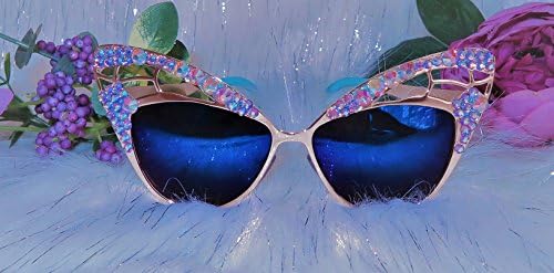 Coachella festival sunglasses Burning Man goggles butterfly sunglasses bling sunnies mirror sunglasses embellished shades cat eye sunglasses