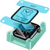 CONSTRAIN - Apple ile uyumlu Watch 44mm Polymer Nano Ekran Koruyucu + Kolay Uygulama Aparatlı