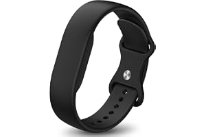Fintie mjukt silikonband kompatibelt med Google Fitbit Air | Ultramjukt silikonersättningsrem, justerbart sportarmband, för sömn, fitness, löpning, träning, daglig användning