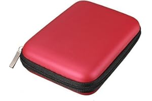 Romote Couverture de Carry Case antichoc 2.5" disque dur externe HDD Rouge