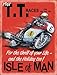 Produktbild Wandschild aus Metall, Motiv TT Races 1961 Isle of Man LARGE 400mm X 300mm