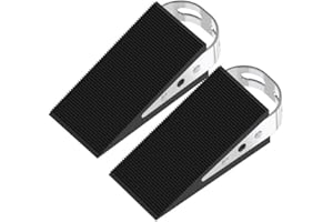 FLORA GUARD Cuneo Fermaporta 2 Pack - Cuneo Porta in Gomma con cuneo per impieghi gravosi, fermaporta antigraffio, antiscivolo