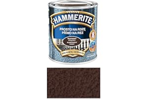Hammerite Peinture métallique de protection antirouille à effet martelé 0,7 L Choix de couleurs Vernis 0,75 (Marron Hammer Strike)