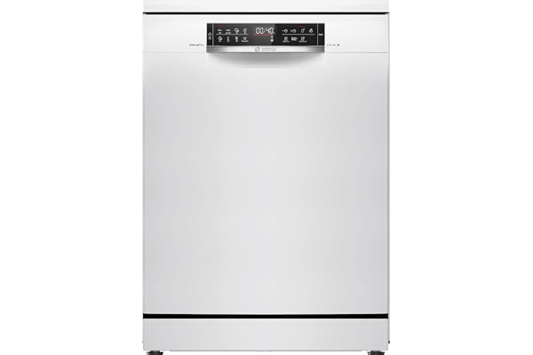 Bosch SMS6ECW04E - Série 6 - Lave-vaisselle Pose-libre - 60 cm - 14 couverts - Silence pro 40 dB - Blanc