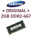 Produktbild Mihatsch & Diewald / Samsung - Memory - 2GB - SO-DIMM 200-PIN - DDR2 - 667 MHz passend für LENOVO® R60 + R60e + R61 + R61i + SL300 + SL400 + SL500 + T60 + T60p + T61 + X300 + X60 + X60S + X61 + X61s + X61M + X61p