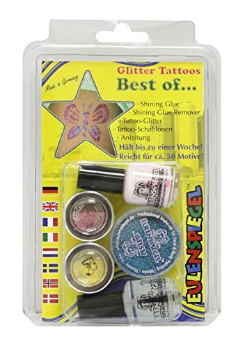 Preisvergleich Produktbild Eulenspiegel 730515 Glitzer Tattoo Set Best of