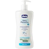 Chicco Baby Moments Natural Hair and Body Shampoo (500 ml)