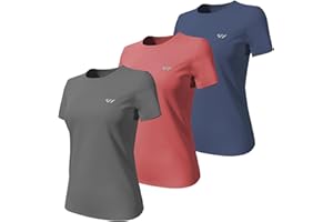 Lo.gas Maglietta Sportiva Uomo Manica Corta Asciugatura Rapida Traspirante per Palestra e Corsa 3/5 Pezzi