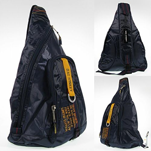 # 9071 Men Backpack Bag Street Bodyback Nylon Blue Leisure Bike Rucksack