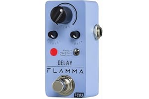 FLAMMA FC03 Delay Pedal Electric Guitar 3 Delay Effects Modes Analog Real Echo Tape Echo True Bypass