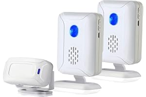 HONETEEK Rilevatore di sensore di movimento PIR senza fili per casa, negozio, numero di benvenuto, monitor, allarme di sicurezza commerciale per cassette postali aziendali, promemoria di cura per anziani