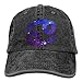 Produktbild Hoswee Unisex Kappe/Baseballkappe, Purple Cancer Denim Hat Adjustable Womens Mini Baseball Cap