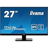 iiyama XU2792QSU-B1 27' IPS LCD with Slim Bezel, 5ms, WQHD 2560x1440, FreeSync, 350 cd/m² Brightness, 1x HDMI,1 x DisplayPort