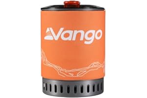 Vango 1L Ultralight Heat Exchanger Camping Pot Lightweight Outdoor High Efficiency Foldable Portable for Hiking, Backpacking, Travel (387g)