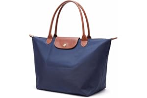 BOOM Prime Large Nylon Tote Bag for Women – Lightweight Waterproof Shoulder Handbag with Zip, Travel, Work, School & Shopping Carry Bag