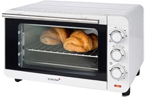 Korona 57004 Horno Tostador minihorno 14L, 1200 W, 14 litros, Metal, Blanco