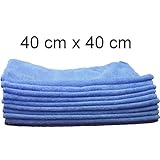 Die sehr weichen und fusselfreien Poliertücher sind aus Microfiber (80% Polyester und 20% Polyamid) hergestellt. Grösse 40 x 40 cm ideal für alle Putzarbeiten im Haushalt und Auto Hinweis: Nur mit niedriger Temperatur trocknen. Keinen Weichspüler verwenden!