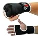 Produktbild Boxbandagen hochwertige Qualität Innenhandschuhe mit Handgelenkbandagen Klett Bandagen Stützbandage MMA Boxen Kompressionseffekt Sport Kickboxen Muay Thai Freefight Kampfsport BJJ FOX-FIGHT - 1 Paar S / M – schwarz