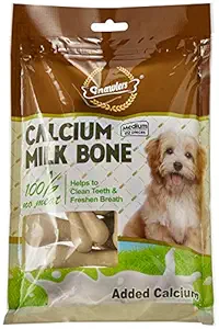 Gnawlers Calcium Milk Bones, Medium, 270 g (Pack of 3)