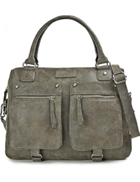 MIYA BLOOM, Damen Handtaschen, Shopper, Henkeltaschen, Umhängetaschen, Aktentaschen, 40 x 30 x 13 cm (B x H x T)