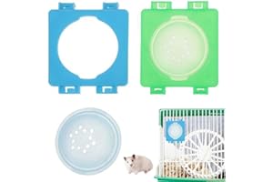 Luxylei Juego De Conexión De Jaula De Hámster Conjunto De 2pcs Conector De Tubo De Reemplazo De Plástico Accesorios De Interfaz De Tubería Externa para Mascotas Pequeñas