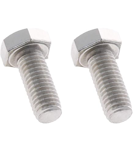 Uxcell M8x16mm Hex Flange Bolts – Left Hand Thread, Grade 8.8 Carbon Steel, Black Oxide (2-Pack)