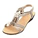 Produktbild S&H-NEEDRA Damen Casual Peep-Toe Flache Schnalle Schuhe RöMischen Sommer Sandalen