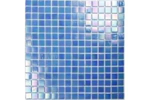 HOBBY ISLAND MOSAICS 20mm Nebula Mosaic Tiles for Arts and Crafts - Sheet (BNB4I 210 - Sheet,BNB4I-210b)