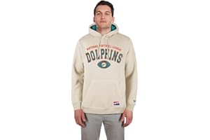 Miami Dolphins NFL 3rd Down Hooded Pullover Classic Stone Official Team Color Sudadera con Capucha Unisex Adulto