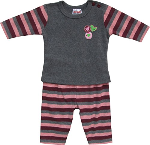 Schnizler Baby Girls' Long Sleeve Tracksuit Grey Grau (original 900) 0-3 Months