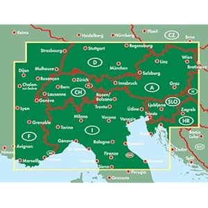 Freytag Berndt Autokarten, Alpenländer - Maßstab 1:800 000 (freytag & berndt Auto + Freizeitkarten)