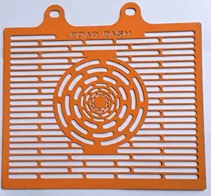 RoadRash Dominar 400 Radiator Grille Guard/Protector (Orange)