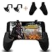 Produktbild Mobile Game Controller, Smiler+ Sensitive Schießen und Ziel Schlüssel L1R1 und Gamepad für PUBG / Fortnite / Regeln des Überlebens, Mobile Gaming Joysticks für Android IOS (1 Paar + 1 Gamepad)
