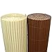 Produktbild (5€/m²) PVC Bambus Sichtschutzmatte 120cm x 800cm [Bambus Natur] Sichtschutz / Windschutz / Gartenzaun / Balkon Umspannung Zaun [ Rapid Teck® ]