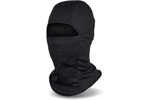 Rnitle Passamontagna Balaclava,Passamontagna Moto Sottocasco Invernale,Antivento e Caldo Passamontagna da Uomo e da Donna per Sport all'Aria Aperta(Nero)