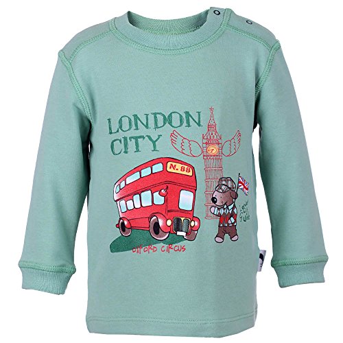 Baby Mini Boys Sweatshirt, green, size 86, 18 months