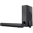 Creative Stage 2.1 Channel Under-monitor Soundbar with Subwoofer for TV, Computers, and Ultrawide Monitors, Bluetooth/Optical Input/TV ARC/AUX-in, Remote Control and Wall Mounting Kit, wireless