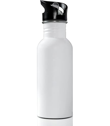 BetterSub – Confezione Da 6 Borracce In Acciaio Inox 350 Ml Per Sublimazione, Isolate A Doppia Parete, Con 2 Coperchi E Cannucce, Ideali Per Personalizzazione Regalo - 2