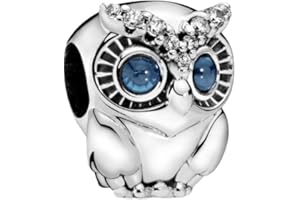 Wedanor Abalorios Charms Colgantes de Animales de amor familiar Cuentas Plata de Ley 925 con Compatible con Pulsera Europeo, Charms para Mujer