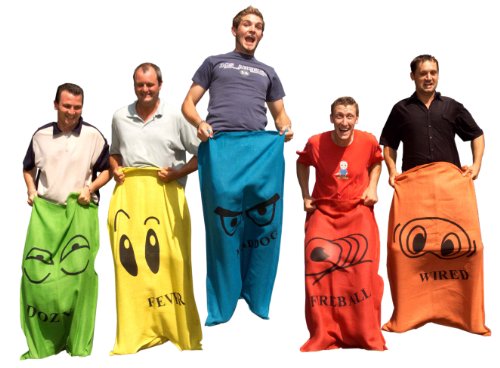 Garden Games Sack Race - 5 Adult Sized Hessian Bags for Racing reviews Garden Games Sack Race - 5 Adult Sized Hessian Bags for Racing