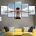 Produktbild Karrnta Vlies Leinwandbild One Piece Motiv 5-teilig auf Leinwand Hochwertiger Kunstdruck als Wandbild Wanddekoration Design Wand Bild Rahmenlos,C,30x40x2+30x60x2+30x80x1